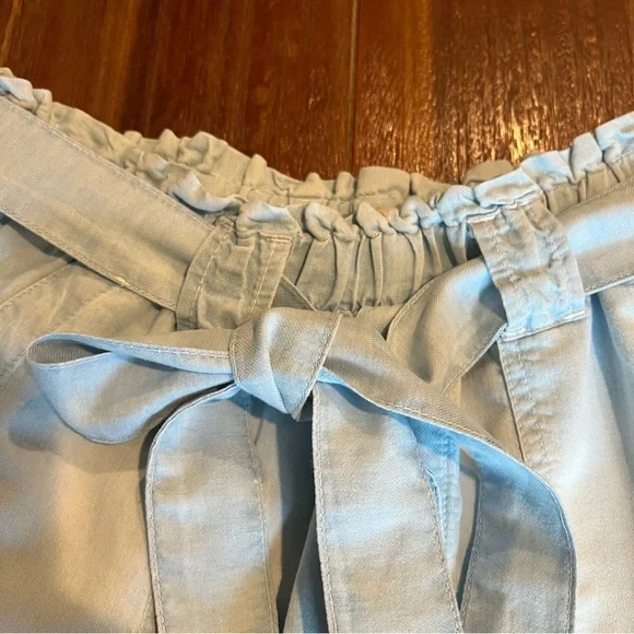 Bella Dahl Denim Belted Paperbag Shorts XS - Picture 4 of 8